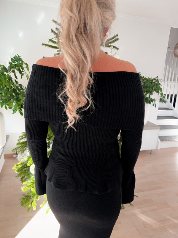 Off Shoulder Topp - Svart - Bild 5