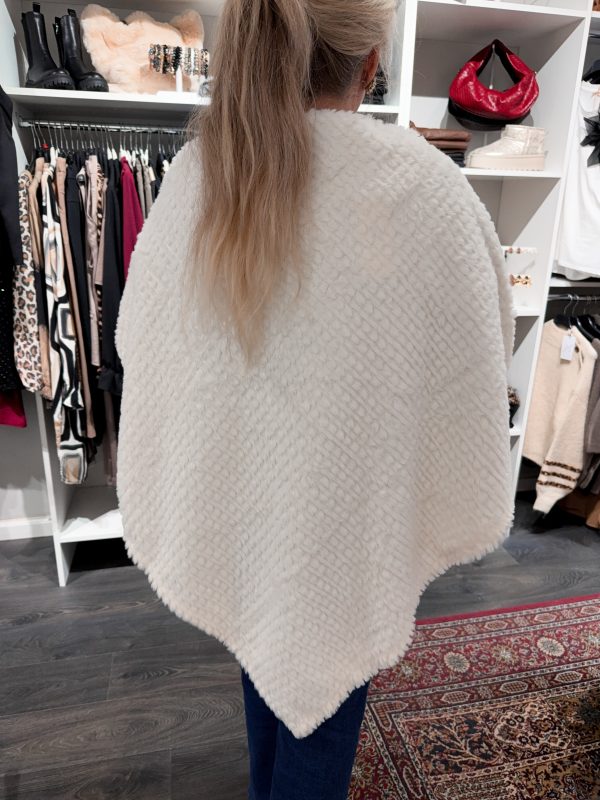 Gosig Poncho - Cream - Bild 4